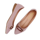 Mauve Strap Accent Pump