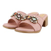 Pink Crystal Embellished Heel