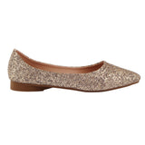 Gold Shimmer Pointed Flat