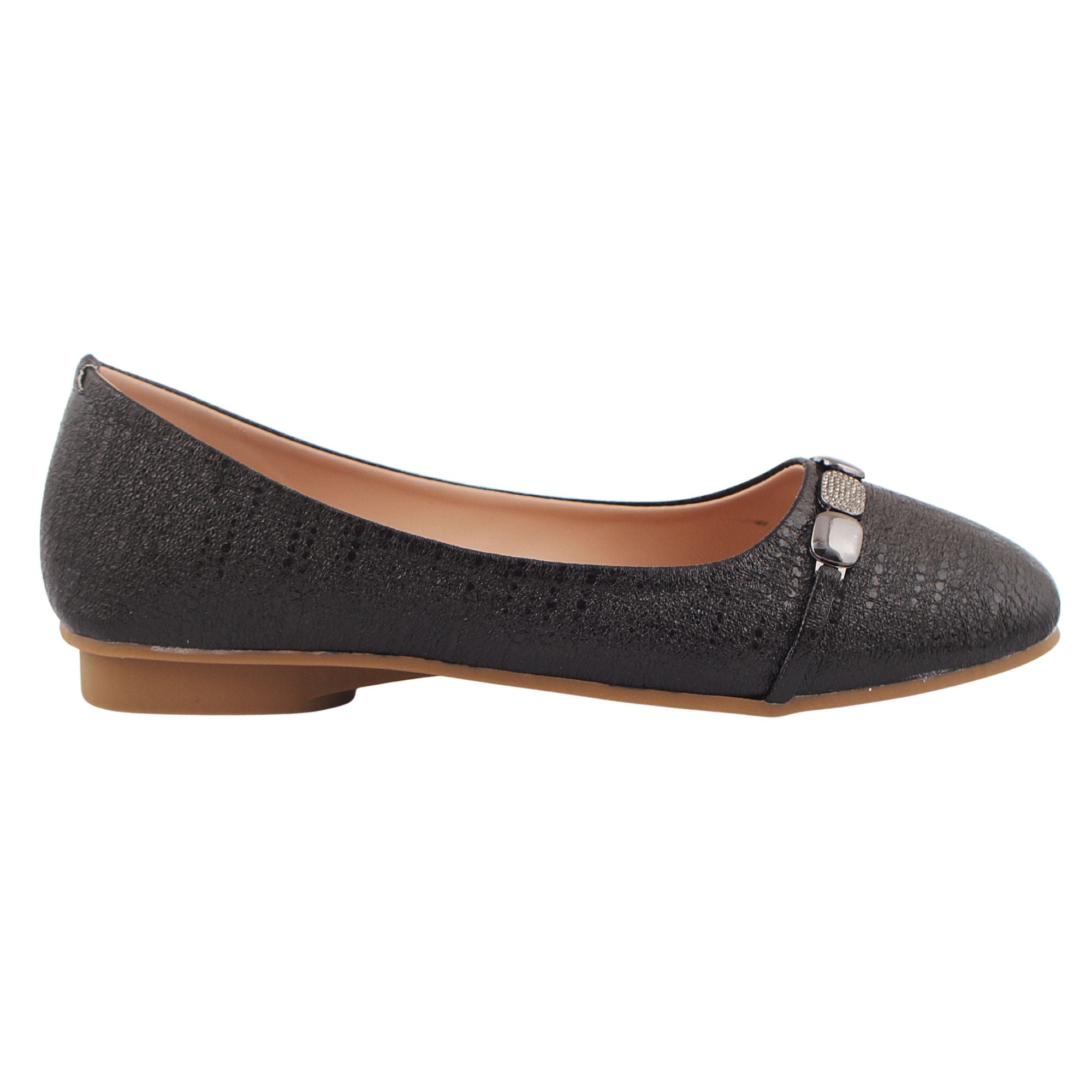 Black Studded Trim Pump