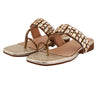 Gold Studded Toe-Ring Flat