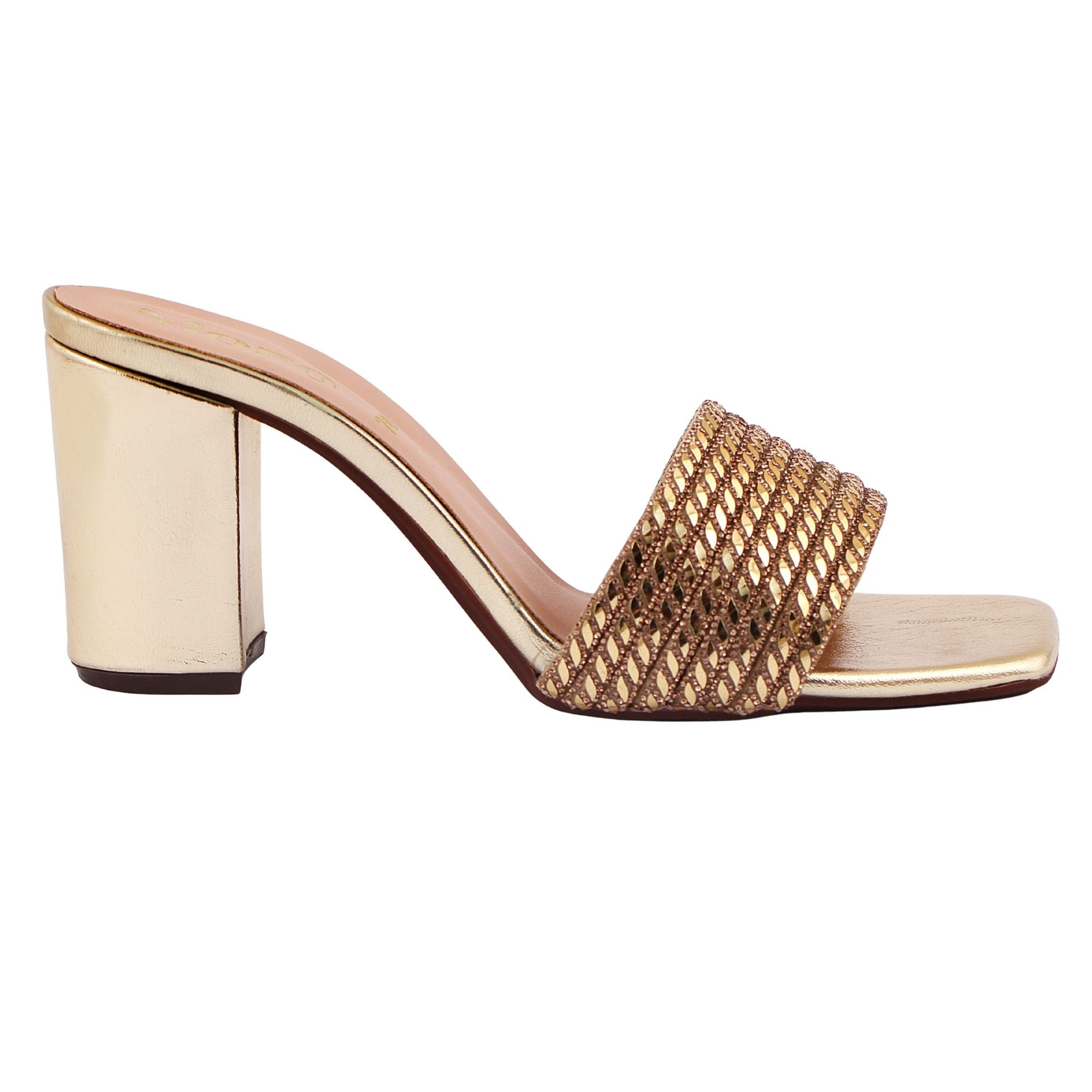 Rose Gold Braided Heel