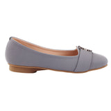 Grey Buckle Trim Pump