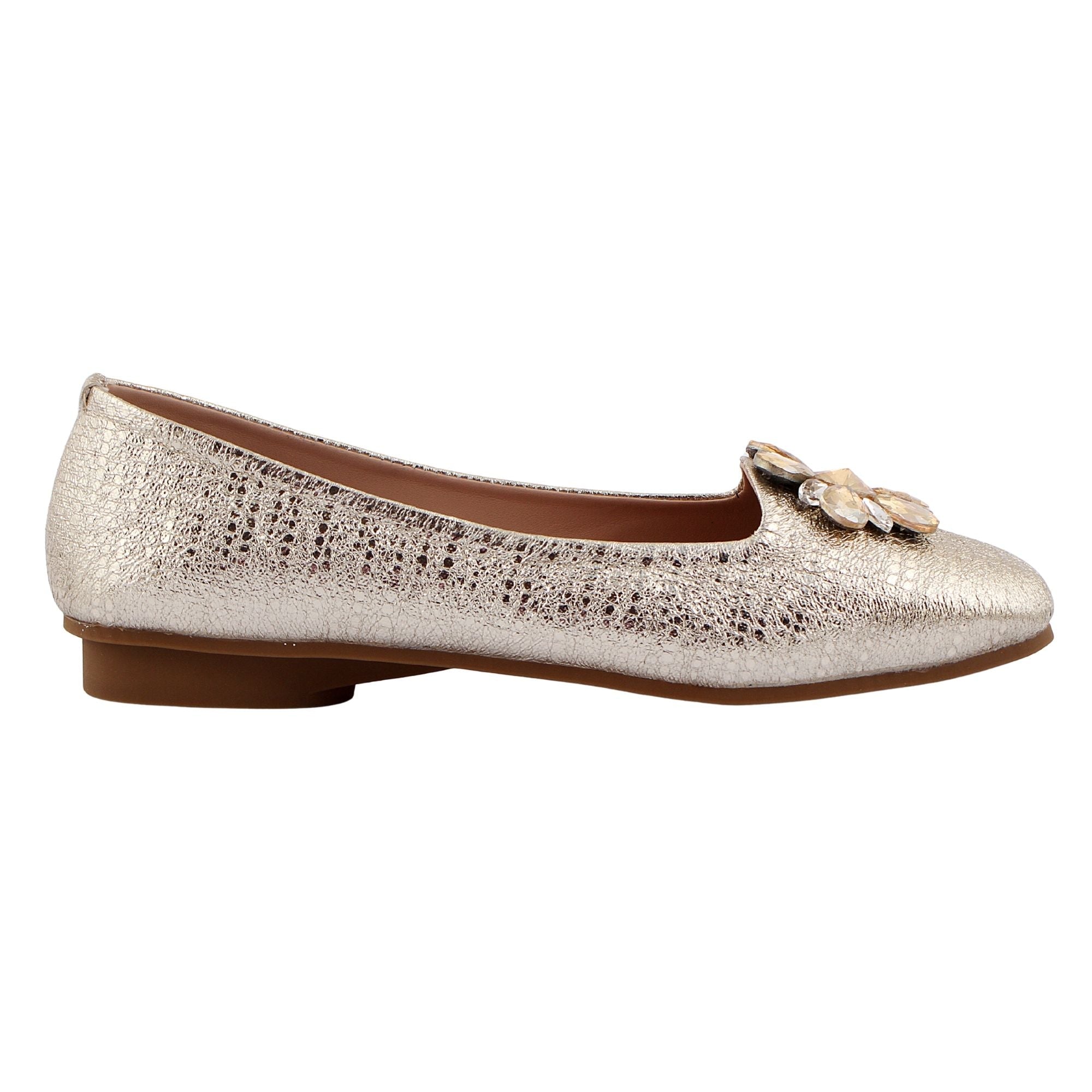 Gold Textured Pearl Pump