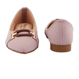 Mauve Strap Accent Pump