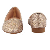 Gold Shimmer Pointed Flat