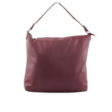 Deep Maroon Slouchy Shoulder Bag