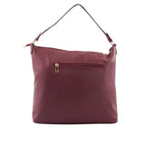 Deep Maroon Slouchy Shoulder Bag