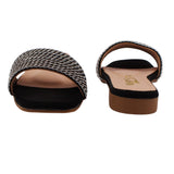 Gold Floral Embellished Kolhapuri Flat