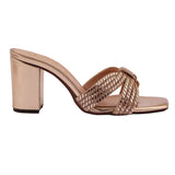 Rhinestone Strap Heel