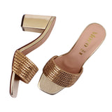 Rose Gold Braided Heel