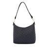 Navy Woven Pattern Shoulder Bag