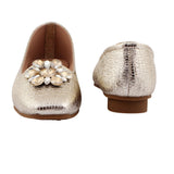Gold Textured Pearl Pump