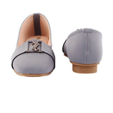 Grey Buckle Trim Pump