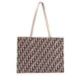 Printed Geometric Monogram Tote Bag